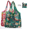 women Reusable Shop Bag Foldable Bag Fi Fr Printing Folding Recycle Handbags Tote Grocery Bag u1Bk#