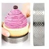 Bakvormen 5 Stuks Circulaire Poreuze Taart Ring Bodem Toren Taart Cakevorm Gereedschappen Hittebestendig Geperforeerde Mousse 8cm