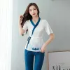 aesthetic Uniforms Summer Short Sleeve Beauty Sal Sets Women's Spa Beautician Clothes Hotel Massage Chinese Workwear 30rU#