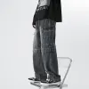 Jeans da uomo Tie Dye Retro Cargo Fashion High Street Gamba larga Pantaloni con giunture Hip Hop Tasca grande Uomo Baggy Denim Drop Delivery Appa Dhwpb