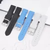 Watch Bands Curved End 20mm Rubber Strap Suitable for Moon Colorful band Fashion Acessories 220912268k