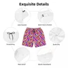 Men's Shorts Summer Gym Men African Daisy Sports Surf Pink Purple Floral Beach Vintage Breathable Swimming Trunks Plus Size