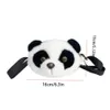 кошелек плюшевая панда на плечо подарка мини -сумочка кошелька Carto Crossbody Сумка рюкзак плюшевый плюшевый плюшевый пакет куклы студент f0lg#