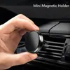 Mobiltelefoner Holder Magnetic Car Holder Mini Air Vent Clip Mount Magnet Mobile Stand för smartphones i droppleverans telefoner Acc otcdl