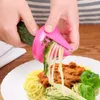 Utensili da cucina Accessori Gadget Imbuto Modello Affettatrice a spirale Dispositivo per tritare verdure Cottura Insalata Carota Ravanello Cutter