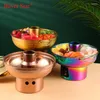 Ensembles de batterie de cuisine Acheteur Star Acier inoxydable Charbon de bois chinois Petit pot Portable Pique-nique Cuiseur Pots de glace sèche Soupe Passoire Cuisine