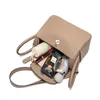2024 New Women's Bag Female Luxury Soft äkta handväskor Lady Fi Daily Casual Shoulder Bag V7My#