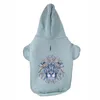 Dog Apparel Blue Lion Printed Pet Puppy Clothes Hoodies Jumpers Tracksuits For Chihuahua Teacup Care And Large Dogs