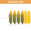 Decorative Flowers 6 Pcs Simulation Corn Decor Fake Vegetable Decorations Faux Model Plastic Po Props Corns