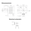 USONGSHINE 5PCS 17HS4401 NEMA17 STEPPER MOTOR 4LEAD 42 MOTOR 42BYGH 1.5A 3DプリンターCNCレーザー彫刻機用ライン付き