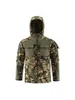 Hunting Jackets ESDY Fleece Jacket Hooded Winter Multipockets Warm Work OutdoorCamouflage Tactical Coats Mens Windproof Hiking