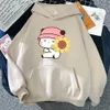 Bubu et Dudu Sweat à capuche Femmes / Hommes Esthétique Graphique Drôle Kawaii Sweats à capuche Automne Hiver Anime Harajuku Carto Plus Sweatshirts de taille 81g6 #