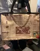 Retro Frauen Handtasche Zeitung Druck Tragetaschen für Frauen 2024 Vintage Top-Griff Taschen Wasserabweisende Reise Lage Handtasche p5xg #