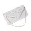 Designer Luxury Fashion Diamond Clutch Bags Summer New Wrinkle V Hardware Evening Present Bag Handbag Fashion V Hardware Handväska