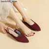 Sandals 41/42/43 Large Womens Shoes Fashion Slippery Shoes Outdoor Leisure Comfortable Soft Knitted Anti slip Breathable 2023 New Sum Q240330