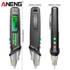 ANENG VC1019 Интеллектуальная голосовая вещательная тестер PEN 12V-1000V Инфракрасный датчик позиционирование напряжения Тестер Электрический проволочный детектор