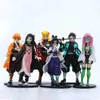 Anime manga demon anime staty kamado nezuko kochou shinobu action figur kimetsu no yaiba tsuyuri kanawo figur pvc modell doll 24329