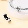 925 Silver Cross-border Jewelry for Women, Niche High-end Feeling, Star and Moon Pendant Beads Suitable for DIY Bracelet Necklace Making, Free Shipping