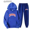 Nieuwe Backwoods bedrukte heren pluche verdikte sweatshirt hoodie set