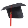 Party Supplies monterade hattar Män Cap Vuxen Neutral med Tassel High School Graduation Child Baseball Caps Hut Women