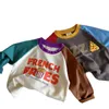 Kinder T-Shirts Herbst T-shirt für Kinder Langarm Mädchen Tops Jungen T-shirts 1-10years Schule Baby Bluse Kleinkind Oberbekleidung 240326