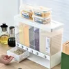 Storage Bottles 1pc Large Capacity Multi-Grid Food Dispenser - Moisture-Proof Insect-Proof And Airtight Container Kitchen Supplies