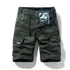 Summer Men Cotton Cargo Camouflage Shorts Men Clothing Casual Breeche Bermuda Beach Jogger Shorts Male Drop 240327