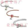 Sterling Panjia S925 Silber Land Qixi Serie Valentinstag Stil handbemaltes Love Snake Bone Kettenarmband