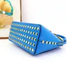 VM Fashion Kiss 2024 TOP ROCE TORPS NITET Patent skórzana torebka torebka łańcuchowa torba na ramię Crossbody Luksusowa torba skorupowa O8zr#