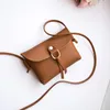 Hoge kwaliteit eenvoudige PU lederen telefoon schoudertas effen kleur kleine portemonnee casual crossbody handtassen voor vrouwen vrouwelijk