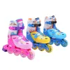 Buty Roller łyżje dla dzieci chłopcy dziewczęta łyżwy dla dzieci łyżwiarki Rolki Buty przesuwane Regulowane quad 4 kółka rolki