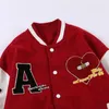 Vestes pour hommes Cca Da College Con Ricamo A Cuore Rotto Cappotto Uomo Donna Patchwork Hip Hop Streetwear Harajuku Bomber Baseball Drop de Dhpkw