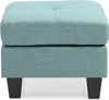 Chair Covers Ottoman Teal. Living Room Furniture 19" H X 23" W D Daniel Hechter Sofa Cover Couch Waterproof Housmifr Linlamlim C