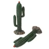Decoratieve bloemen PVC-simulatie Cactus Craft Decors Tuin Miniatuur Ornament Beeldjes Desktop Versiering