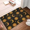 Tapis de bain solaire lune pied tapis cuisine salle de douche soleil visage magique séchage rapide salle de bain tapis de protection anti-dérapant toilette