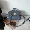 Mulberries Donna Alexa Tote Busta Borsa a tracolla Borsa a tracolla in vera pelle morbida rosa nera UK Luxury Brand Grossbody Borsa intrecciata artigianale q8f0 #