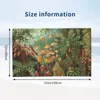 タオルヴィンテージ植物装飾的な自然絵画80x130cmバスバスソフトソフト