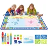 الرسم اللوحة لوازم Coolplay Magic Water Ding Mat Coloring Doodle with Pens Montessori Toys Board Educational for Kids 240131 Dr Dhlbq