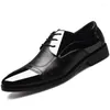 Casual Schuhe Luxus OXford Männer Atmungsaktive Leder Gummi Formale Kleid Schuh Männlichen Büro Party Hochzeit Mokassins Business