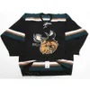 Maillot de Hockey de l'équipe noire MANITOBA MOOSE AHL 24S 2020, avec broderie cousue, personnalisable avec n'importe quel numéro et nom