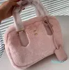 2024 luxurys bolsa de feltro crossbody saco feminino luxo designer sacos moda versátil bolsas de cor sólida com saco de pó