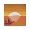 Table Mats Sunset Digital Painting Ceramic Coasters (Square) Eat Cup Pads For The Kitchen Accessories