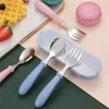 Set di stoviglie 2024 Gadgets Baby Table Stovicestro Bambini Utentil in acciaio inossidabile FORCHI