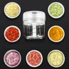 100/250ml Mini Elektrisch Knoblauch Masher Sturdy Langable Mini Crusher Chopper USB Ladung Smart Electric Gemüse Chopper Kitchenusb Ladehubschrauber