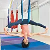 Yoga Stripes Hammock Swing Parachute Tyg Inversion Therapy Anti-High Strength Gym Hanging Stripes7943355 Drop Delivery Sports Outd DH8UQ