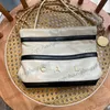 Luxe ontwerper Mini 22 witte tassen kalfsleer echte lederen stripe handtassen met muntzak schoudertasje onderarm outdoor trave shopping pocket 19 cm 19 cm