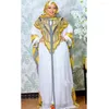 Etniska kläder Mellanöstern tryckt mantel afrikanska kvinnor traditionella muslimska burka chiffon streetwear dashiki boubou klänning droppleverans otfp6