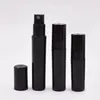 Storage Bottles 10Pcs 2ml 3ml 4ml 5ml Empty Perfume Mist Black Spray Plastic Bottle Sample Pen Small Atomizer Sprayer Vial Container