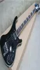 Black 4 Strings Electric Bass Guitar with Rosewood Fretboard2366005