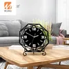 Horloges de table Creative Design moderne RPET Acrylique Bureau Horloge Montre pour la maison Salon Décoration Artisanat Cadeau Vintage